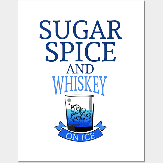 Sugar Spice And Whiskey Wall Art by Lin Watchorn 